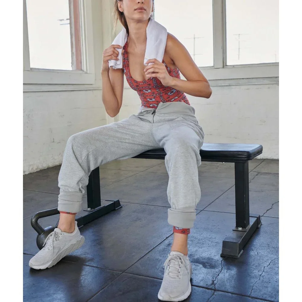 NWT FP Movement Free Throw Jacquard Onesie / Floral - Picture 3 of 9